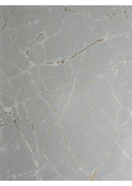 Mermer Desenli Kabartmalı Hava Alabilen Silinebilir Sade Duvar Kağıdı 5 M ²
