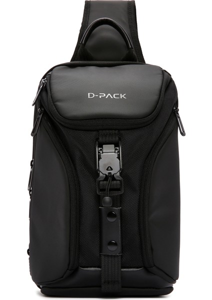 D-Pack Erkek Siyah Uzun Askılı Omuz Çantası