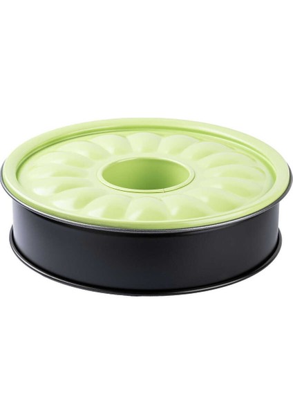 Kelepçeli Tüplü Kek Kalıbı 26CM Yeşil