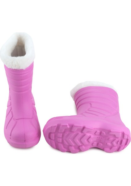 689 Çocuk Hafif Sıcak Astarlı Yağmur Çizmesi modelleri