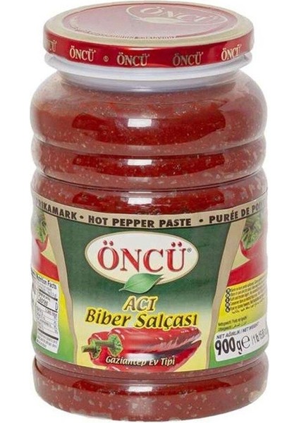 Öncü Acı Bi̇ber Salçası 900 gr