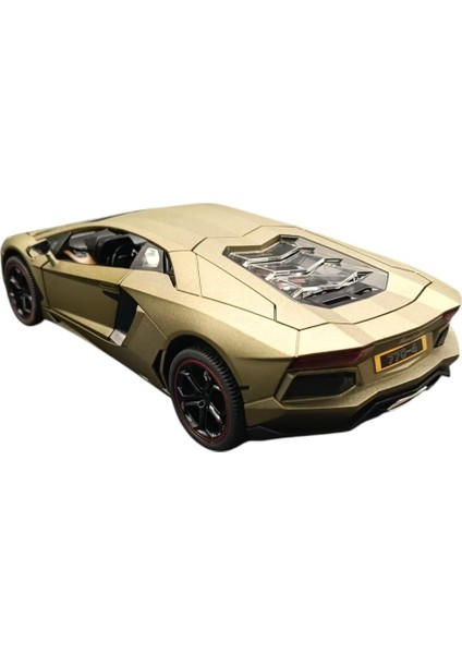 Metal Model Araba Lamborghini 5515,1:18 Ölçekli Kapılar Bagaj Kaput Açılır Sesli Işıklı Lamborghini