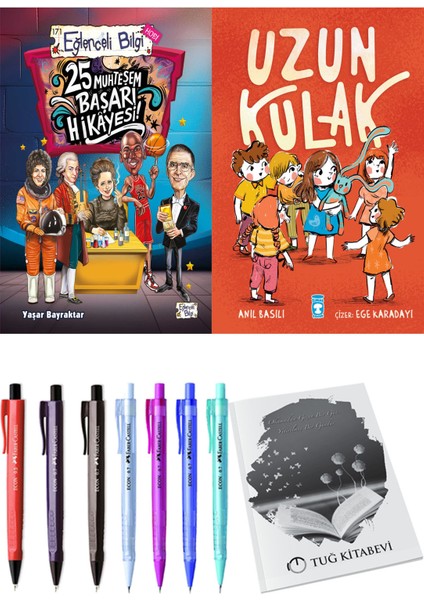 Uzun Kulak ve 25 Muhteşem Başarı Hikayesi 2li Set