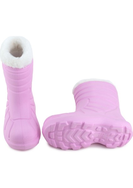 689 Çocuk Hafif Sıcak Astarlı Yağmur Çizmesi modelleri