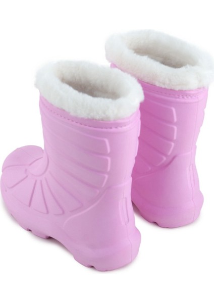 689 Çocuk Hafif Sıcak Astarlı Yağmur Çizmesi fırsatları
