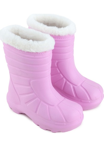 689 Çocuk Hafif Sıcak Astarlı Yağmur Çizmesi indirimleri