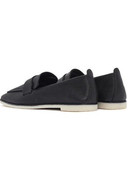 Kadın Siyah Maskülen Loafer 24SFE4026FT