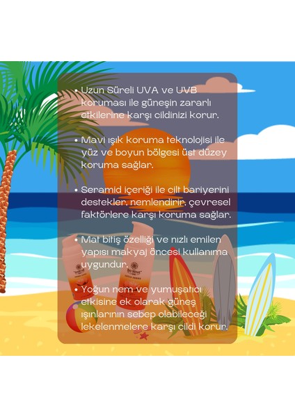 Daily Sun Protection 50 Spf + Tüm Cilt Tipleri İçin Koruyucu Güneş Kremi 50 ml