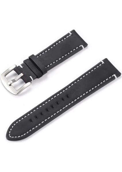 Honor Watch 4 Için Tokalı Suni Süet Deri Görünümünde Kordon Kayış - KY86