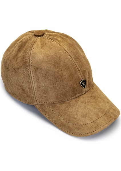 Erkek Vegan Bej Şapka 524 1009 Sapka SK20-21 Camel Suet