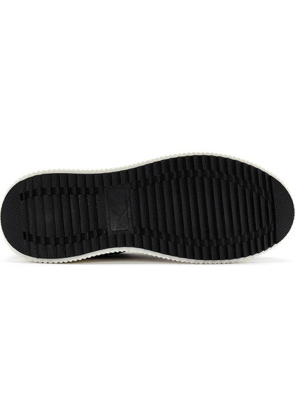 Zero Kadın Siyah Bağcıklı Kalın Tabanlı Kumaş Sneaker 24WFD43066F