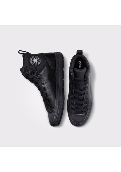 Chuck Taylor All Star Faux Leather Berkshire Unisex Siyah Bot indirimleri