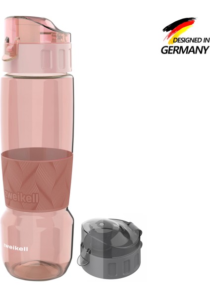 Pivot Switch Hot Pink Bpa Içermez 650 ml Tritan Kırılmaz Suluk - Su Matarası - Yedek Kapak Hediyeli