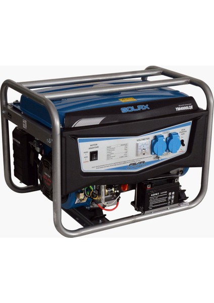 YM4000LQE Benzinli Jeneratör İpli Marşlı Monofaze 3.2 Kw