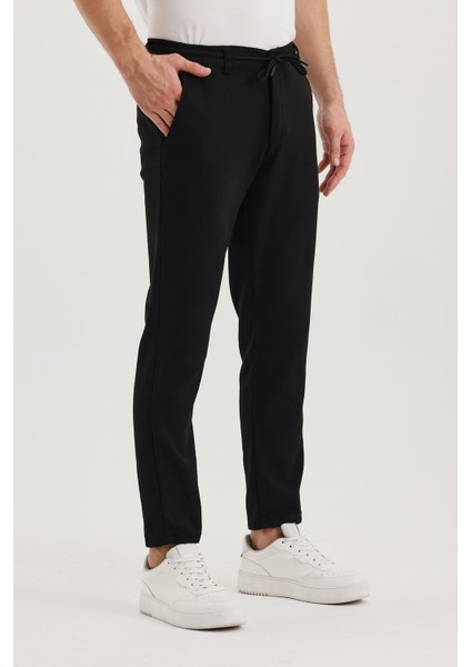 Erkek Mevsimlik Örme Kumaş Beli Lastikli Fitilli Jagger pantolon modelleri