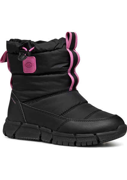 Kız Çocuk Siyah Mongolia Waterproof Kumaş Bot J46APB0FU54C9B8L