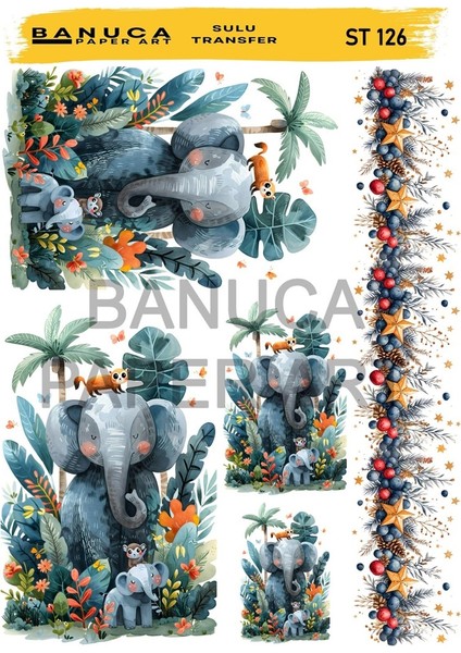 Sulu Transfer BANUCA-ST-126 25×35 cm