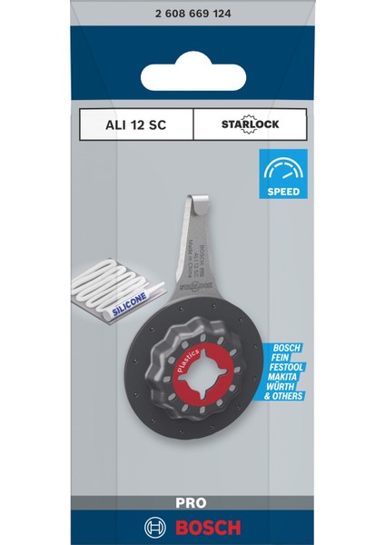 Pro Alı 12 Sc 4 x 12 mm Çok Fonksiyonlu Makine Bıçağı - 2608669124
