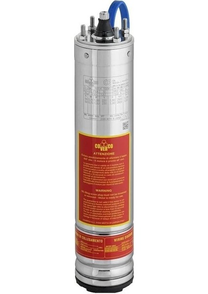 1.5 Hp 4" 220V Italyan Dalgıç Motoru