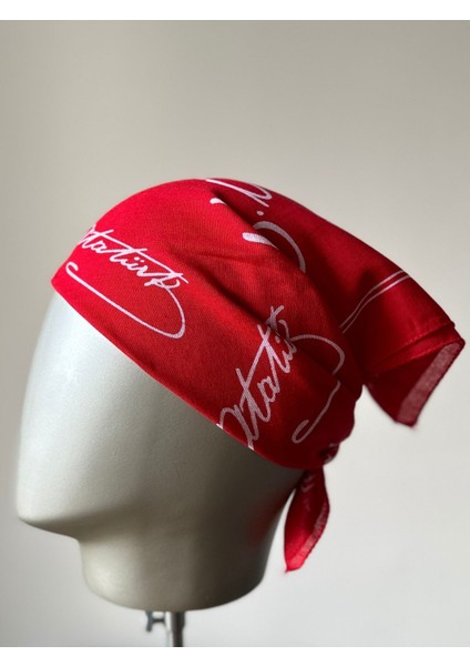 K. Atatürk Imzalı Bandana Pamuk, Çok Amaçlı Fular indirimleri