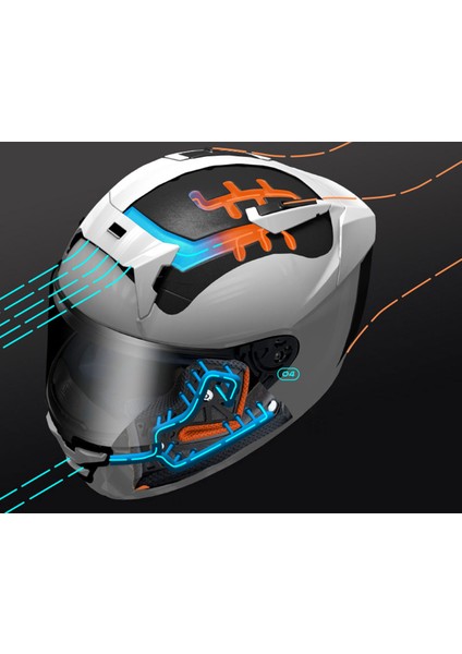 X-Spirit Pro Escalate Tc-5 Kapalı Kask