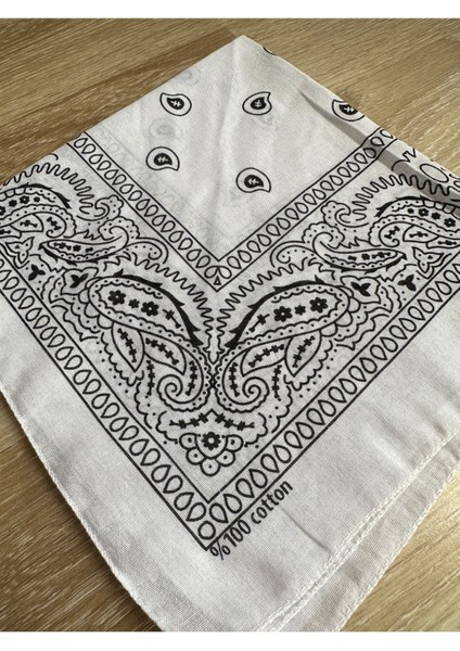 Pamuklu Bandana Çok Amaçlı Fular