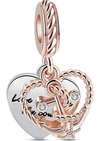 Rose Gemi Demiri Sallantılı Charm