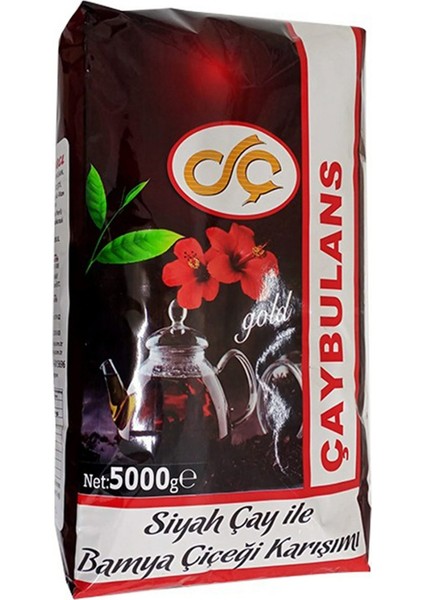 Çaybulans Bamya Çiçekli Dökme Çay 5 kg