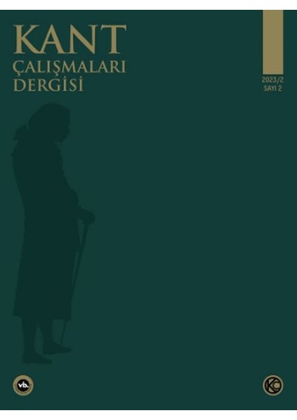Kant Çalışmaları Dergisi 2. Sayı - 2023