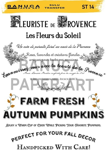 Sulu Transfer Banuca-St-14 25×35 cm