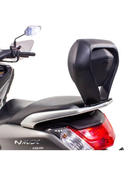 Yamaha NMAX 125 / 155 2015-2024 Uyumlu Spor Sissy Bar Siyah