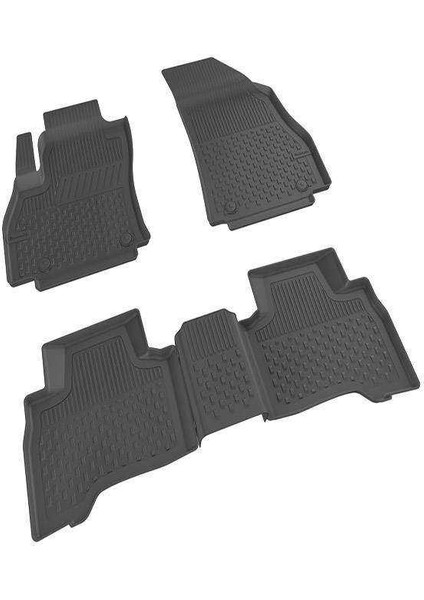 Opel Corsa E 2014-2019 4.5D Havuzlu Paspas Siyah