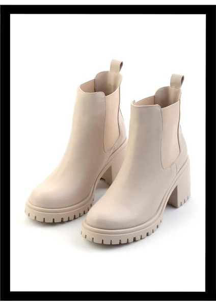 Bej Kadın Bot & Bootie K02824701509