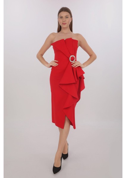 Pile ve Aksesuar Detaylı Elbise fiyatları