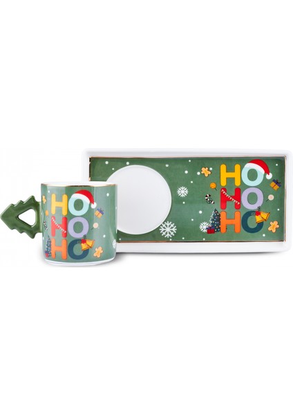 New Year Yılbaşı Hoho 2 Kişilik Kahve Fincanı 100 ml fırsatları