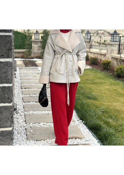 Kışlık Deri Detaylı Mont Kaban fiyatları