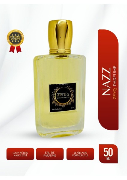 Naz Kokusu Alkol Bazlı Kalıcı Unisex Parfüm 50 ml Shedde