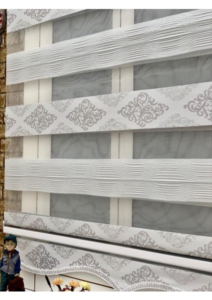 Jakar Desenli Zebra Perde