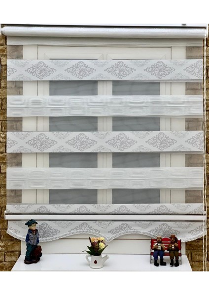 Jakar Desenli Zebra Perde