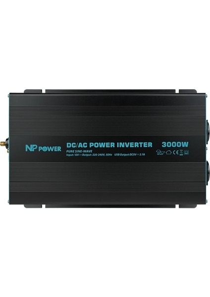 NP3000-12 Np Power 3000W Tam Snüs Inverter 12V