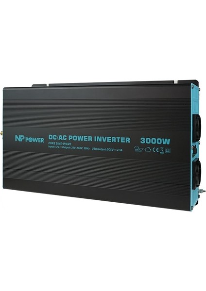 NP3000-12 Np Power 3000W Tam Snüs Inverter 12V