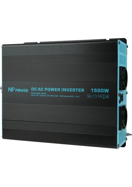 NP1500-12 Np Power 1500W Tam Snüs Inverter 12V