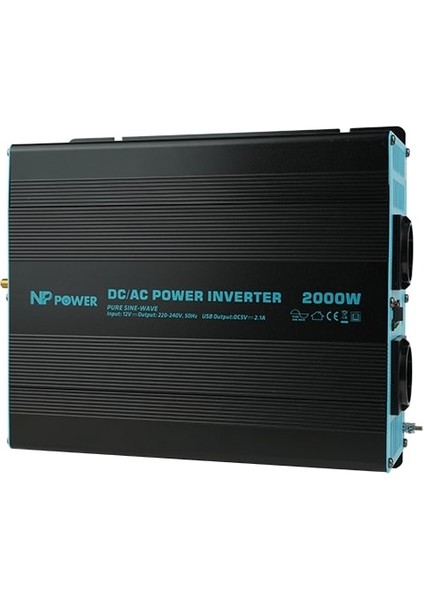 NP2000-12 Np Power 2000W Tam Snüs Inverter 12V