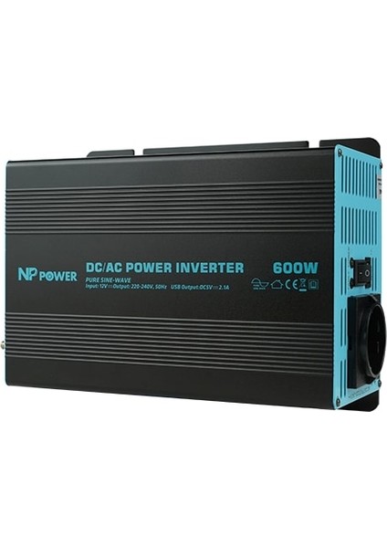 NP600-12 Np Power 600W Tam Snüs Inverter 12V