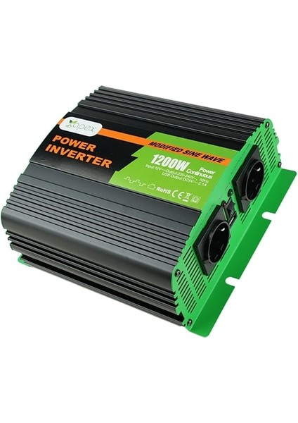 NS1200-12 Apex 1200W Modifiye Snüs Inverter 12V