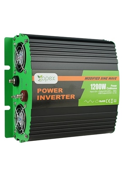 NS1200-12 Apex 1200W Modifiye Snüs Inverter 12V