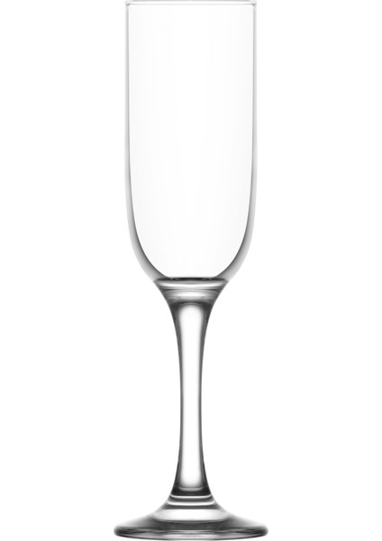 Tokyo Cam Şampanya Kadehi 6'lı 210 ml Ayaklı (Kahve Yanı Su/Kokteyl Bardağı)