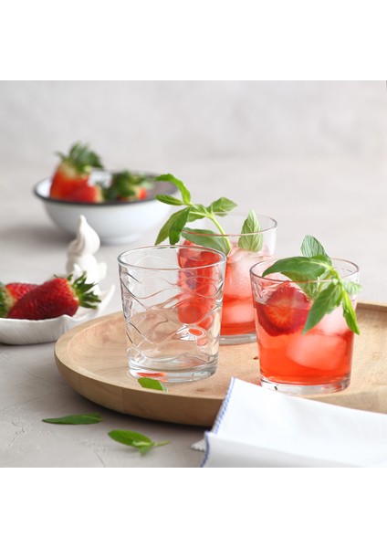 Madrid Cam Meşrubat Bardağı 6'lı 295 ml (Su Bardağı )