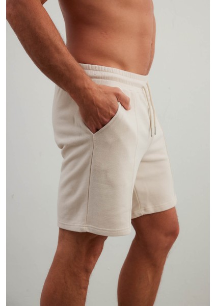 Erkek Pamuklu Cepli Kesik Detaylı Şort