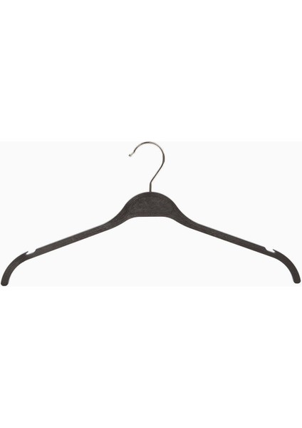 36 Adet Plastik Elbise Askısı Döner Başlıklı Çentikli Kıyafet Askı 40 cm DBL40